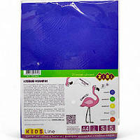 Фоаміран кольоровий, з клейким шаром, А4, (5 аркушів / 5 кольорів товщиною 2 мм), KIDS Line