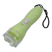 Ліхтарик на батарейках (довжина — 10 см) м'ятний