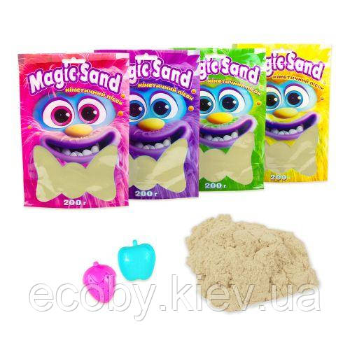 Кінетичний пісок "Magic Sand", 200 г (бежевий), фото 1