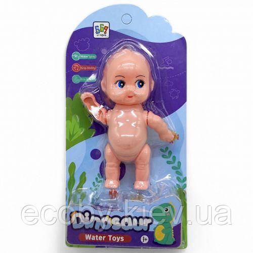 Заводна водоплавна іграшка для ванної "Кукла пупс", 13 см, фото 1