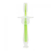Зубна щітка з обмежувачем, салатовий