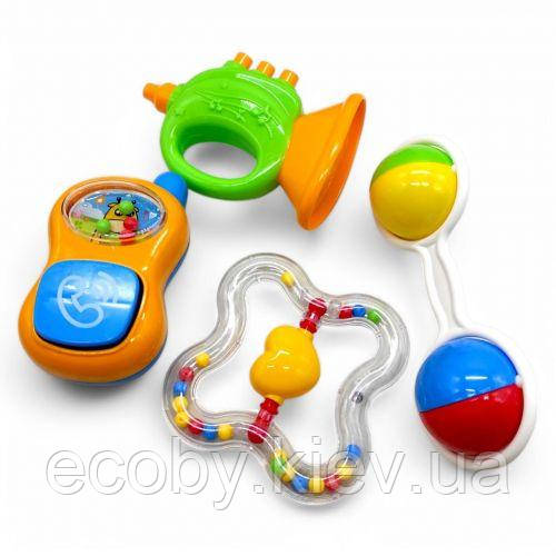 Набір брязкалець у пакеті (4 штуки), фото 1