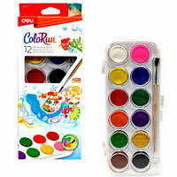 Фарба акварель "Color ran", 12 кольорів