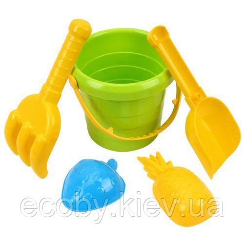 Набір пісочний "Карапуз ТехноК" (салатовий), фото 1