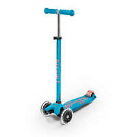 Самокат MICRO серії Maxi Deluxe LED — Аква