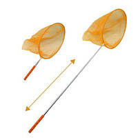 Сачок телескопічний (мінімальна довжина — 43 см; максимальна — 98 см) жовтогарячий