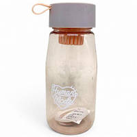 Пляшка для води із ситечком (0,7 л), рожева