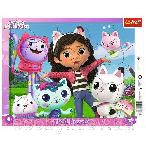 Пазли (25 ел, рамкові) "Познайомтеся з Габі", фото 1