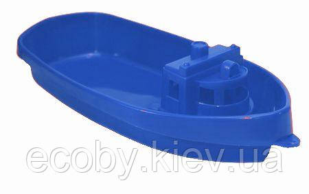 Пластиковий кораблик (синій), фото 1