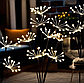 Ліхтар на сонячній батареї Феєрверк 45 LED+45 LED (2 шт.) теплий білий 8 режимів., фото 7