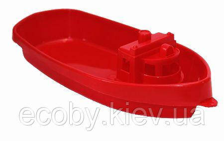 Пластиковий кораблик (червоний), фото 1