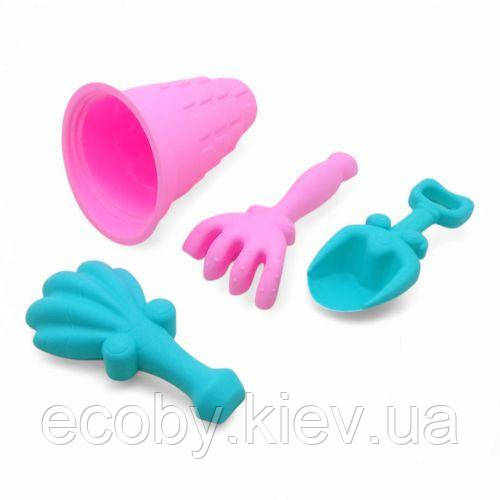 Набір пісочний "Пізанська вежа" (рожевий), фото 1