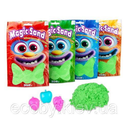 Кінетичний пісок "Magic Sand", 350 г (зелений), фото 1