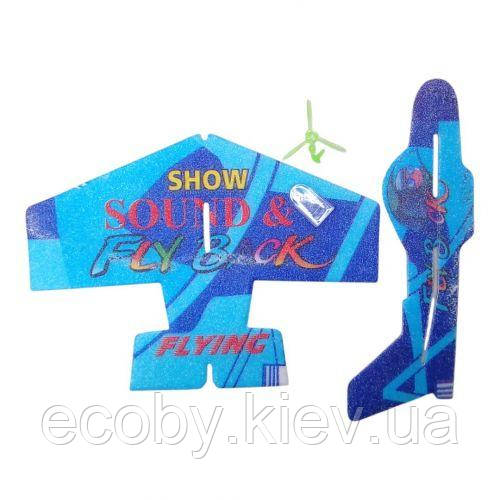 Іграшковий літачок, пінопласт (синій), фото 1