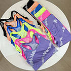 Жіночий костюм велосипедки з топом #8975-1 з push-up єфектом., фото 2