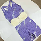 Жіночий костюм велосипедки з топом #8975-1 з push-up єфектом., фото 5