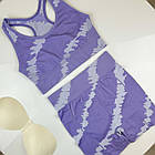 Жіночий костюм велосипедки з топом #8975-1 з push-up єфектом., фото 7