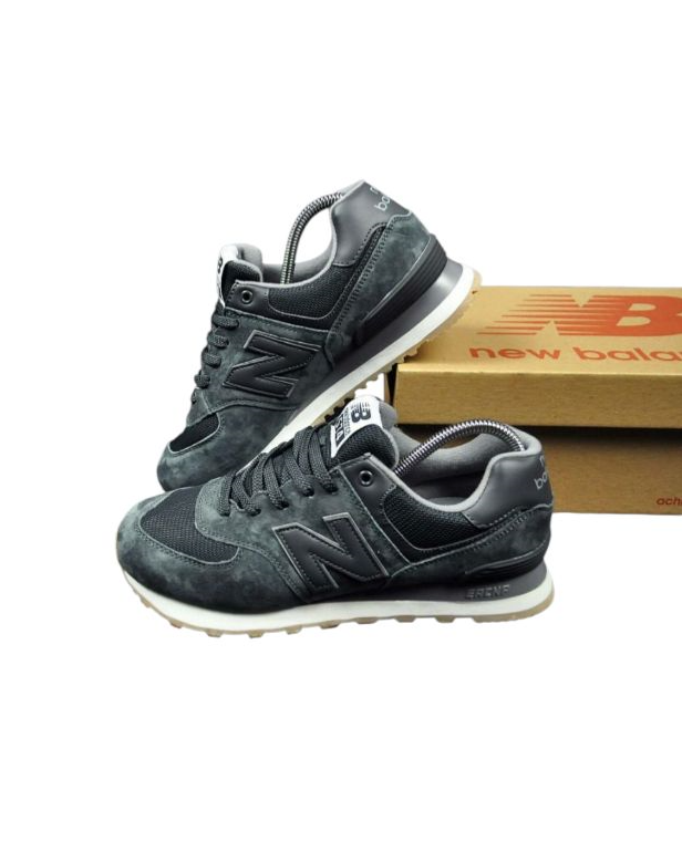 Чоловічі кросівки New balance 574 grey Encap Nb Нью Баланс сірі замша текстиль