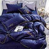 Готовий двоспальний комплект сатинової постільної білизни високої якості Розмір 2.0, фото 2