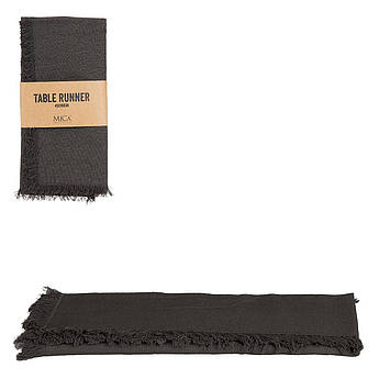 Ранер бавовняний у сірому кольорі Villia Edelman