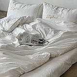 Плуторна сатинова постільна білизна високої якості, розмір півтораспальний, фото 2