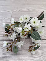 Штучна сакура . Гілка декоративної сакури ( біла , 42 см ), фото 6