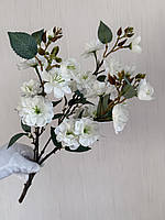 Штучна сакура . Гілка декоративної сакури ( біла , 42 см ), фото 2