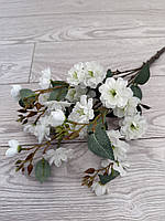 Штучна сакура . Гілка декоративної сакури ( біла , 42 см ), фото 8