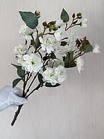 Штучна сакура . Гілка декоративної сакури ( біла , 42 см ), фото 5