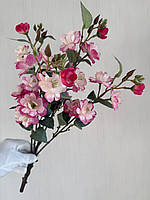 Штучна сакура . Гілка декоративної сакури ( рожева з градієнтом, 42 см ), фото 5