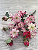 Штучна сакура . Гілка декоративної сакури ( рожева з градієнтом, 42 см ), фото 9