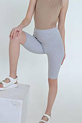 Велосипедки для вагітних бавовняний трикотаж Anabel сірі (розміри: 42-56)