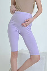 Велосипедки для вагітних бавовняний трикотаж Anabel лаванда (розміри: 42-56)