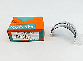 Вкладиші шатунні двигуна Kubota V2203, V2403 STD № 1731122312, 17311-22312, фото 3