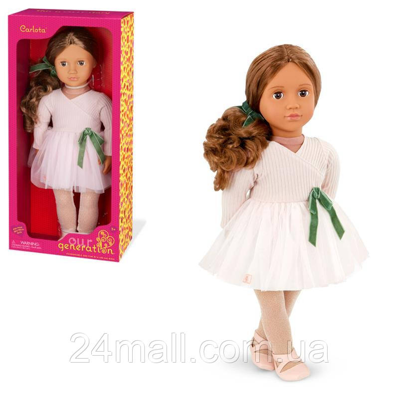 Лялька Our Generation Карлота у балетній сукні 46см