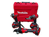 Набір 3в1 АКБ Макіта 36V Безщітковий (Гайковерт Makita DWT 301, болгарка Makita DGA 511, шуруповерт Makita DWT 485), фото 8