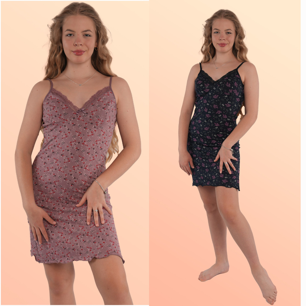 Нічна сорочка на бретельках Almina 2016.1, фото 1