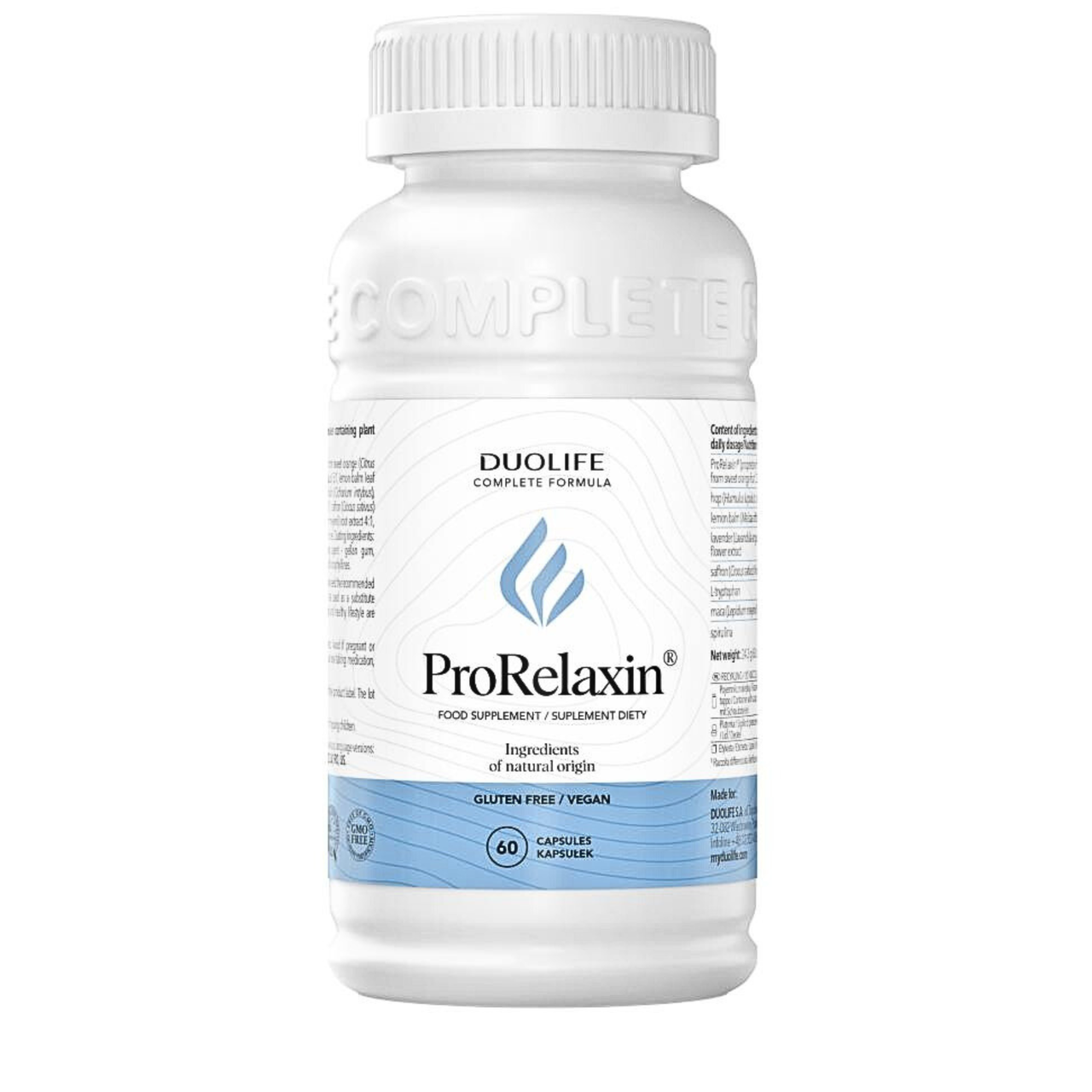 Капсули ПроРелаксин емоційний баланс, підтримка сну Дуолайф DuoLife Medical Formula ProRelaxin