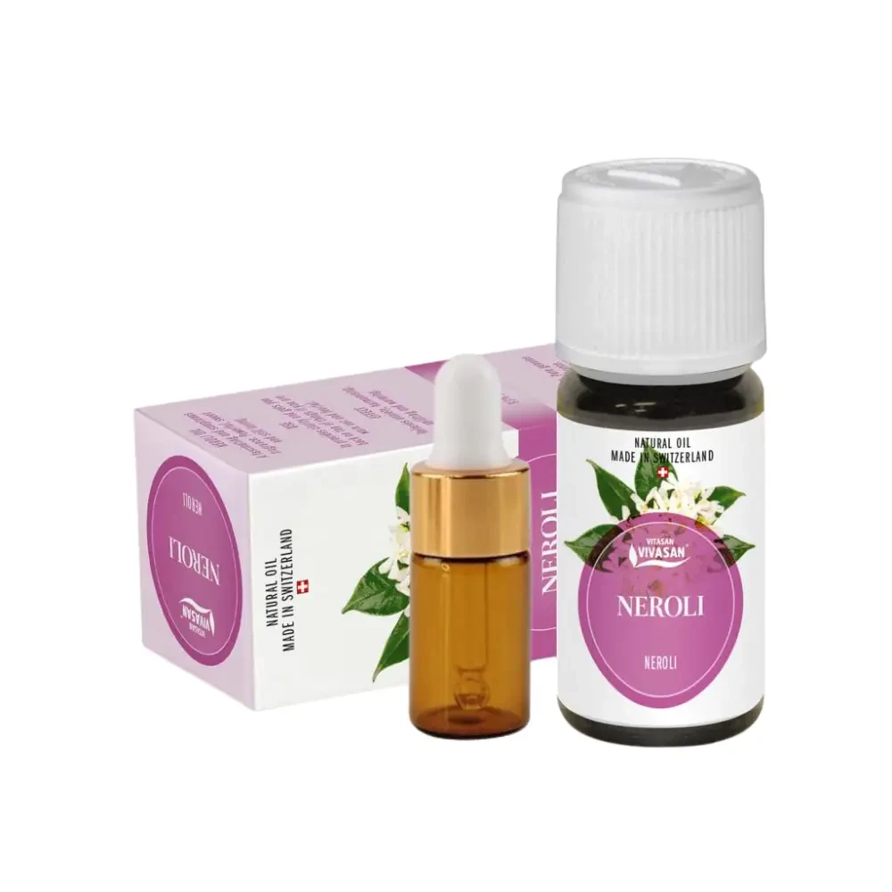 Натуральна ефірна олія Неролі Французький 3мл пробник Вівасан Швейцарія Vivasan Neroli oil Essential