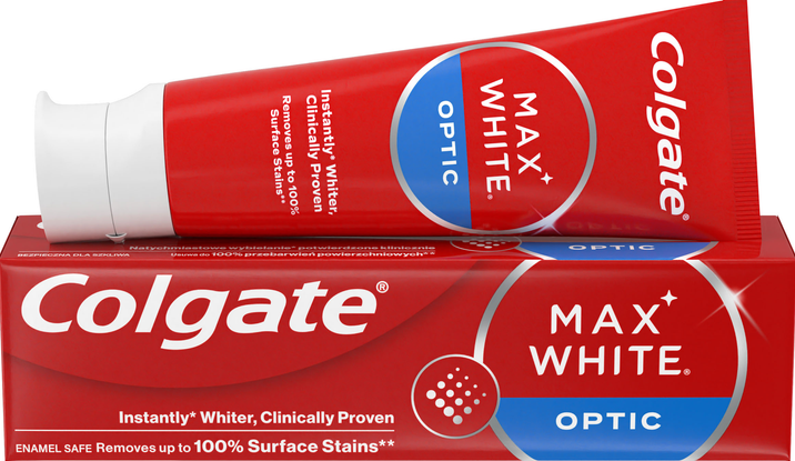 Зубна паста "Миттєвий" Colgate Optic White 75 мл, фото 1