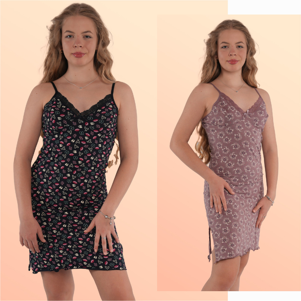 Нічна сорочка на бретельках Almina 2016.1, фото 1