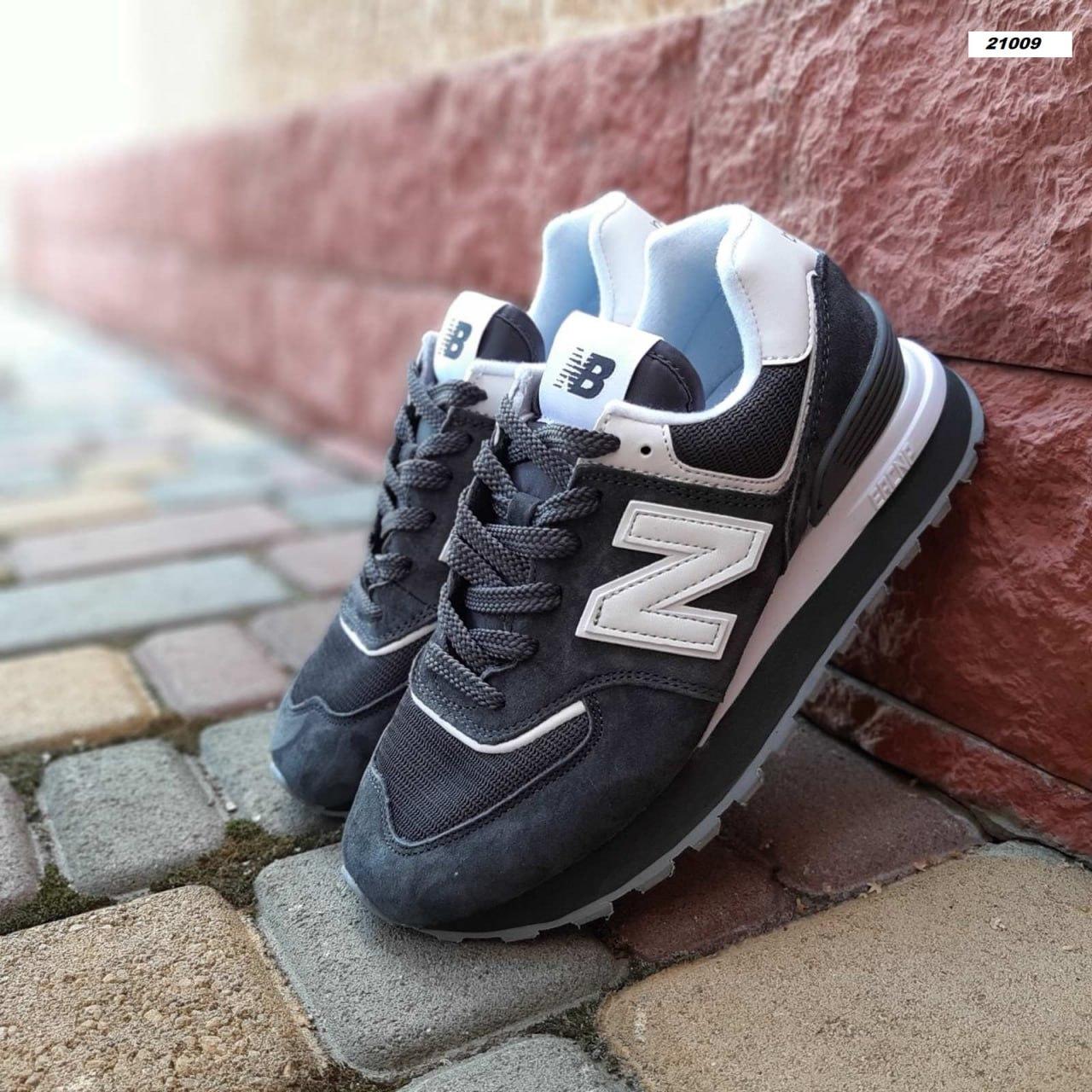 Жіночі кросівки New Balance 574 Legacy Grey White Білі Нью Беланс 574 Легаси замша сітка демісезон