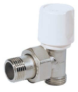 Кран радіаторний кутовий 1/2"х3/4" євроконус Bianchi