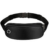 Сумка для бігу на пояс для телефону Run Bag чорна (GS-184119), фото 10