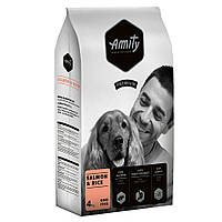 Корм для собак AMITY Salmon&Rice, гіпоалергенний, з лососем і рисом, 4 kg НОВИНКА