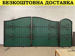 Ворота ковані з каліткою