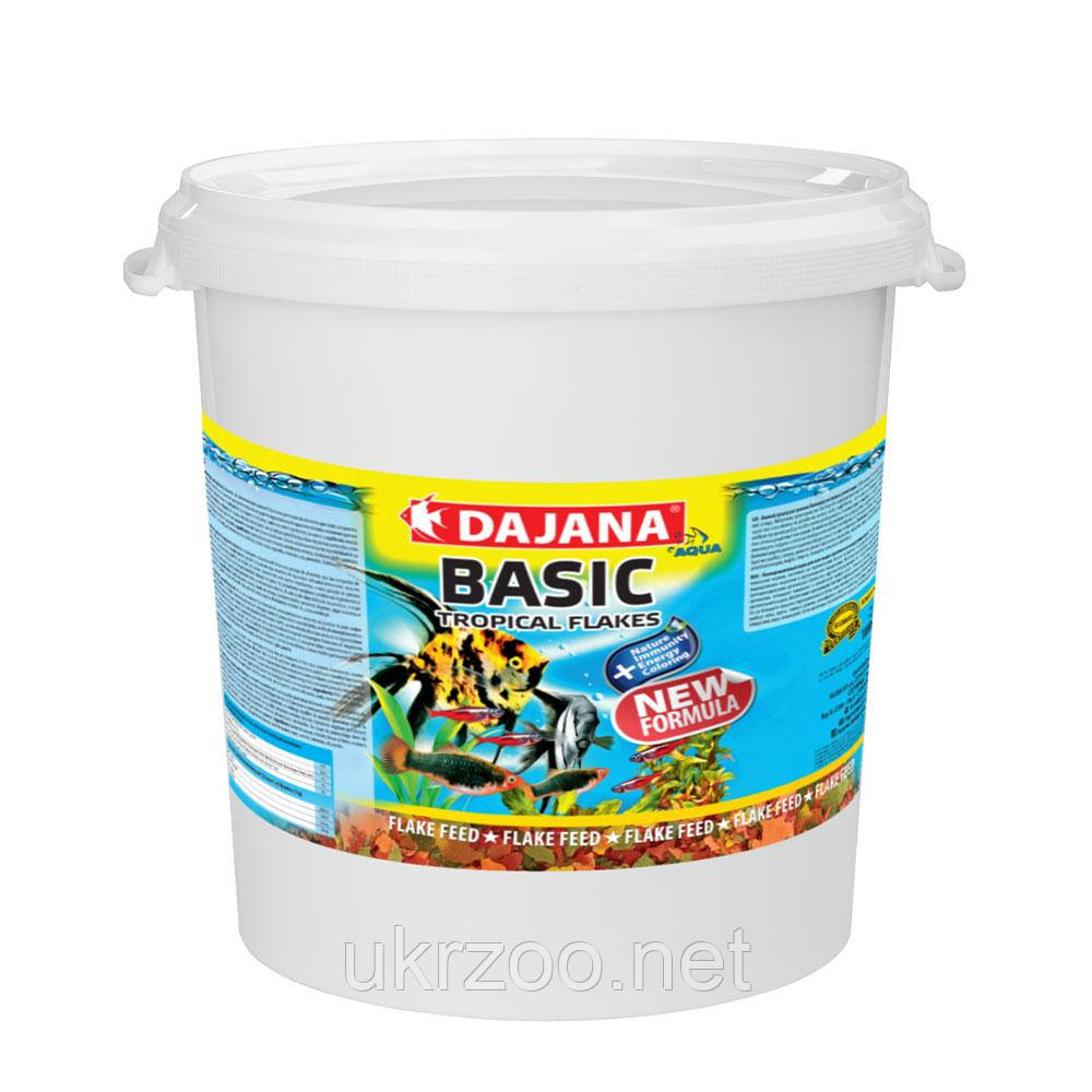 TROPICA BASIC (15кг) комплексний корм в пластівцях для всіх видів риб