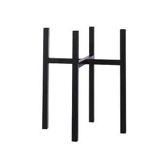 Підставка для вазона металева чорна в мінімалістичному стилі Ascot Edelman