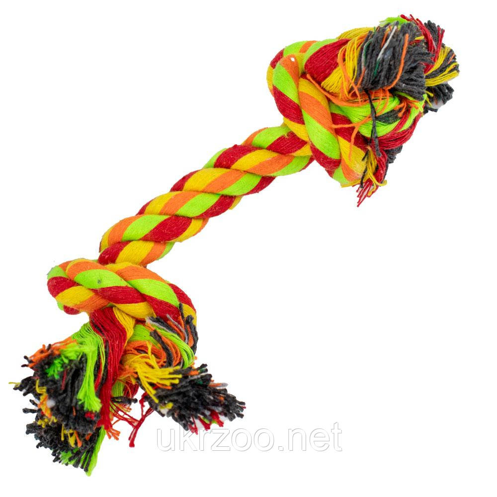 Іграшка для соб. CROCI канат грейфер 2 вузла, 18см, 50г (ціна за 1шт) *, фото 1