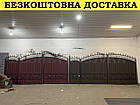 Ковані ворота з профнастилом Код: А-0191, фото 8